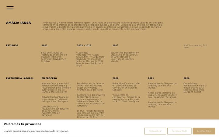Screenshot of amaliajansa.com