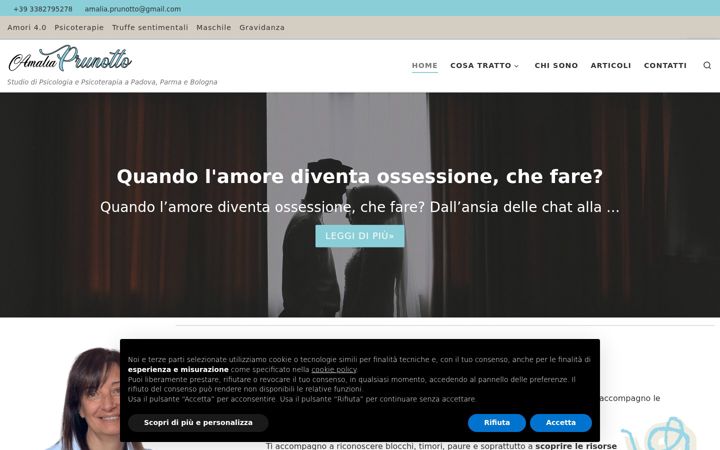 Snimka zaslona za amaliaprunotto.com
