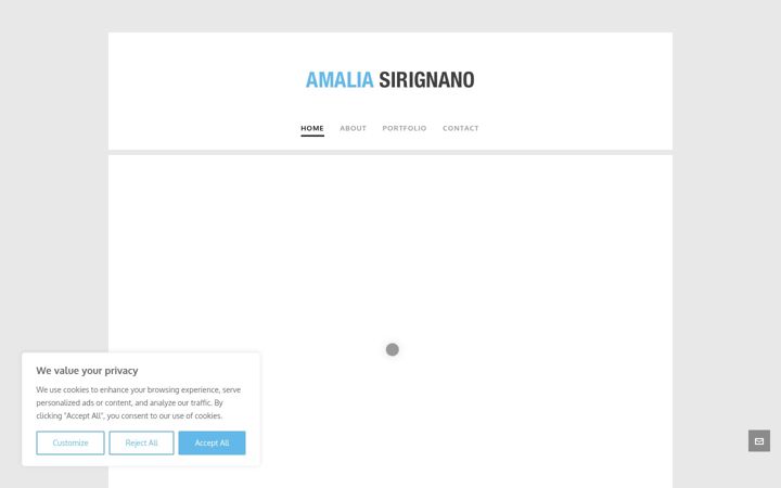 Snimka zaslona za amaliasirignano.com