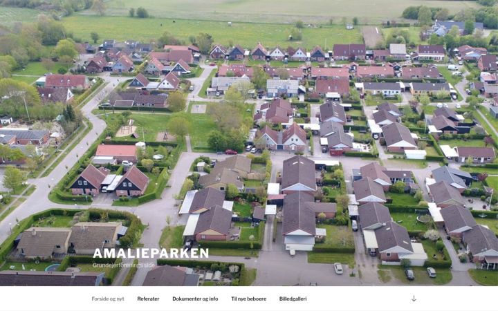 Snimka zaslona za amalieparken.dk