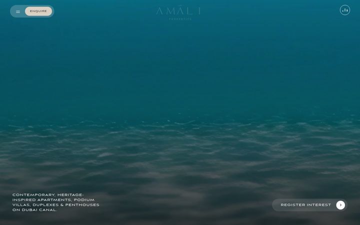 Screenshot of amaliproperties.com