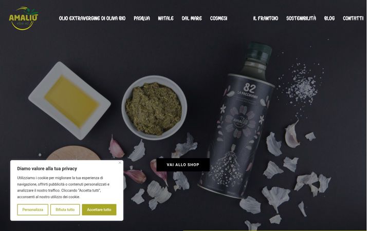 Snimka zaslona za amaliuolive.com