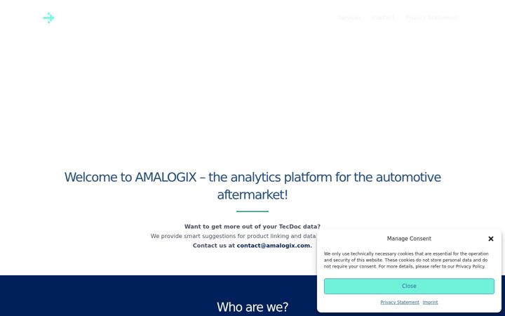Screenshot of amalogix.com