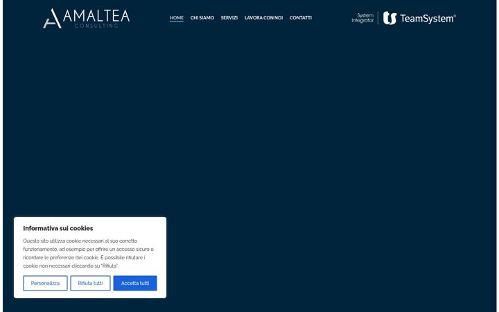 Screenshot of amalteaconsulting.it