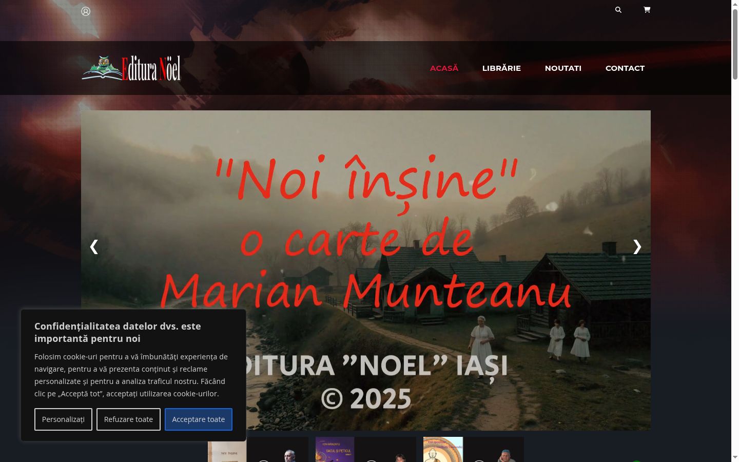 Screenshot des Einwilligungsbanners vor jeglicher Interaktion