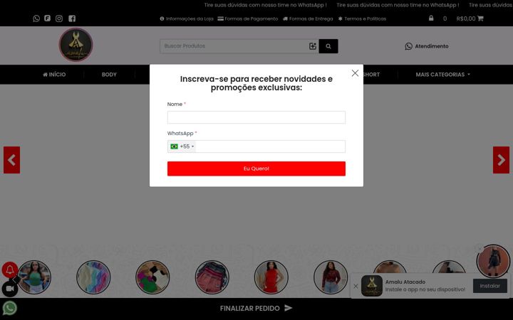 Screenshot von amaluboutique.com.br