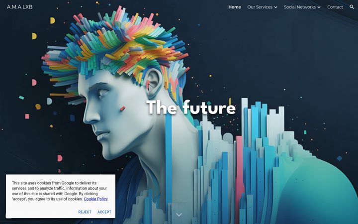 Screenshot of amalxb.com