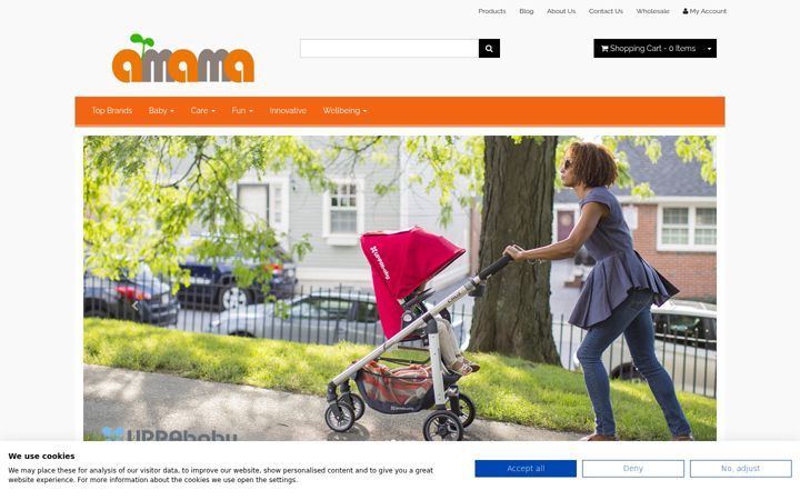Screenshot of amama.com.au