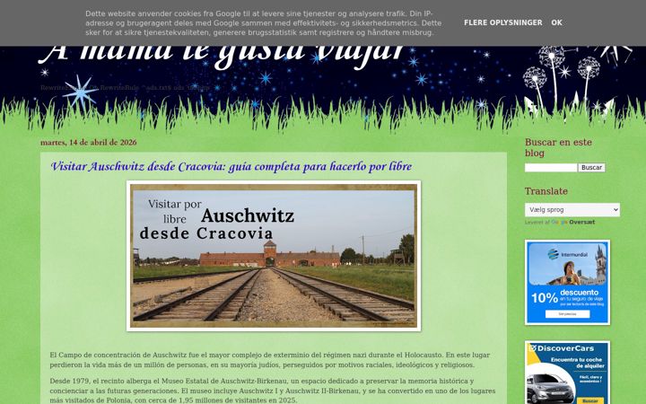 Capture d'écran de amamalegustaviajar.com
