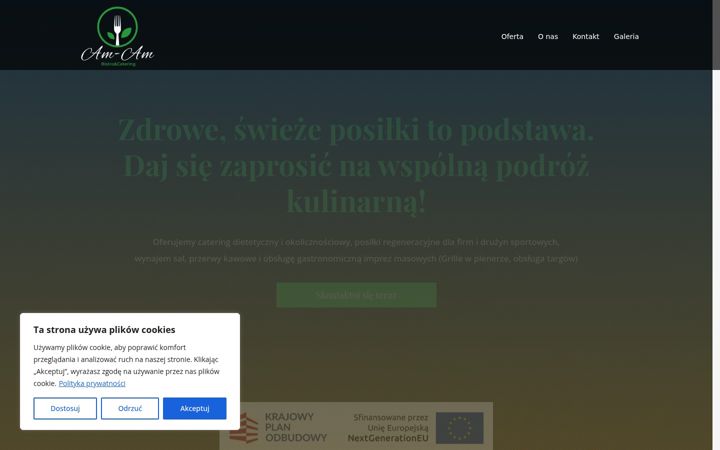 Screenshot of amamcatering.pl