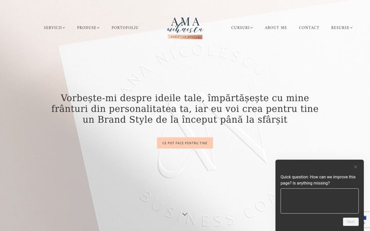 Zrzut ekranu amamihaescu.ro