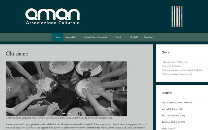 Screenshot of aman.it