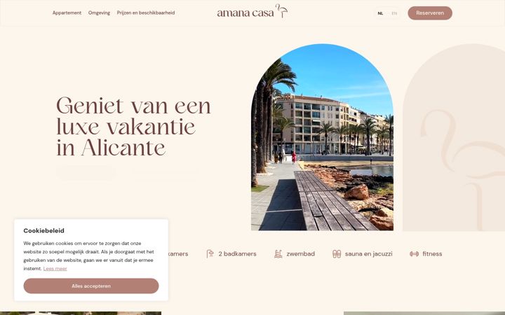 Screenshot of amanacasa.com