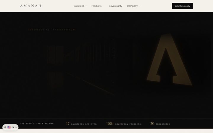 Screenshot of amanah.pro