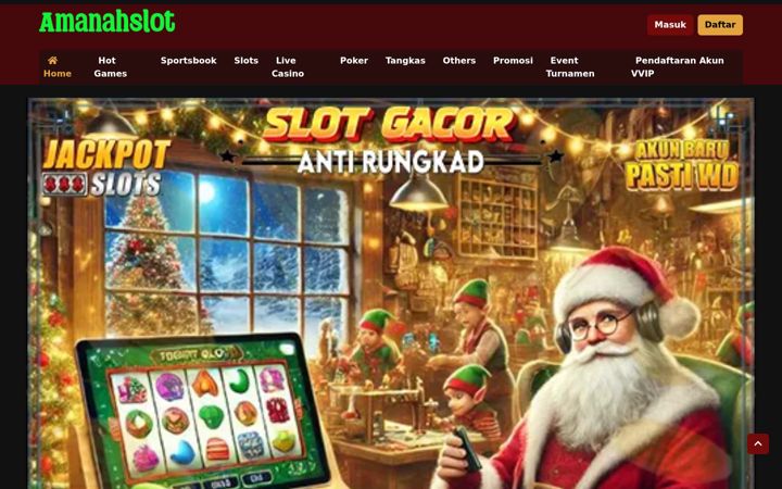 Screenshot of amanahslot.net