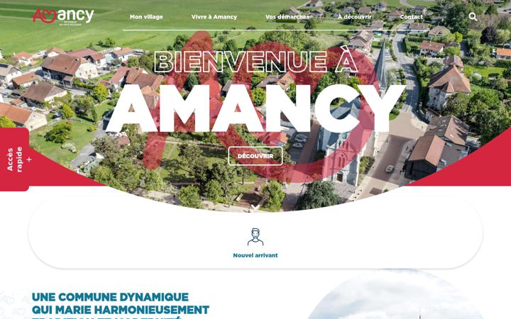 Screenshot ta' amancy.fr