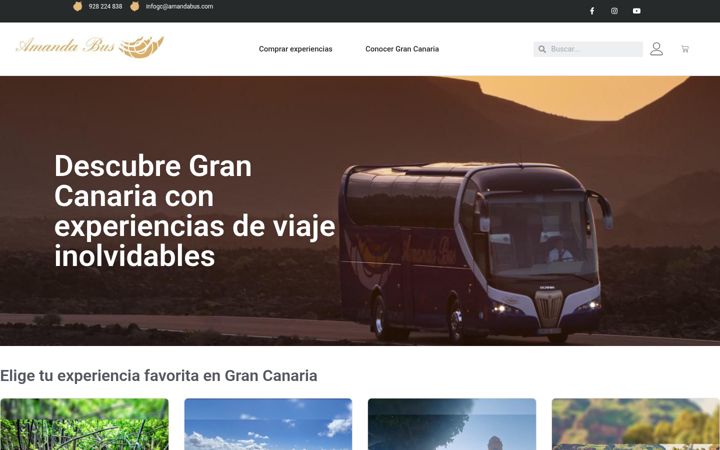 Screenshot von amanda-bus.com
