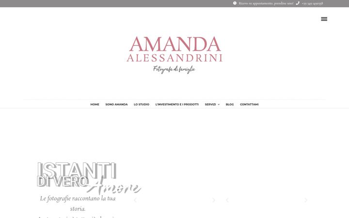Screenshot ta' amandaalessandrini.com