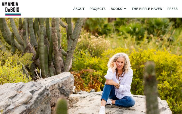 Screenshot of amandadubois.com