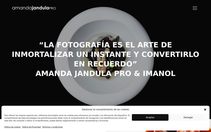 Ekraanipilt saidist amandajandulapro.com