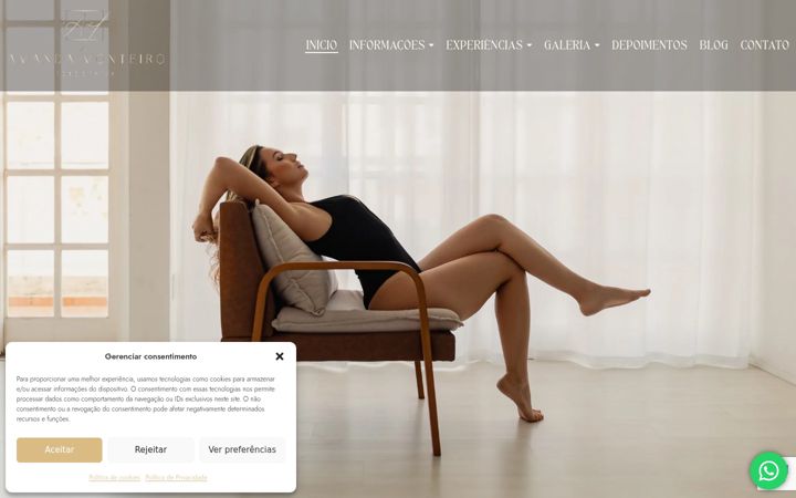 Captură de ecran a amandamonteirofotografia.com