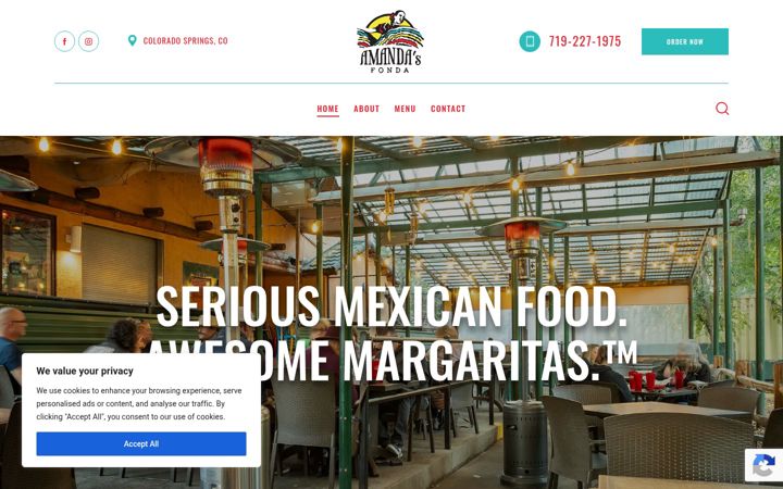 Screenshot of amandasfonda.com