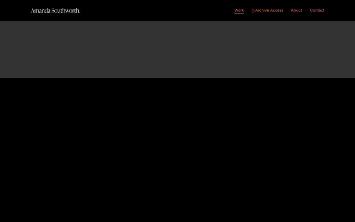 Screenshot of amandasouthworth.com