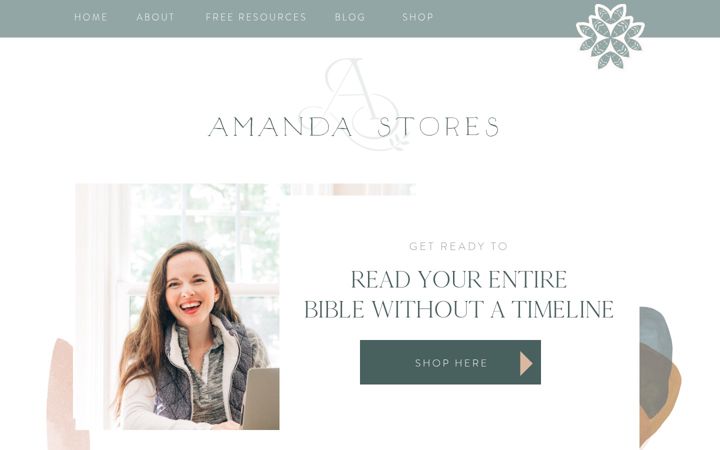 Screenshot of amandastores.com