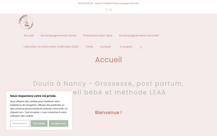 Screenshot di amandine-doula.fr