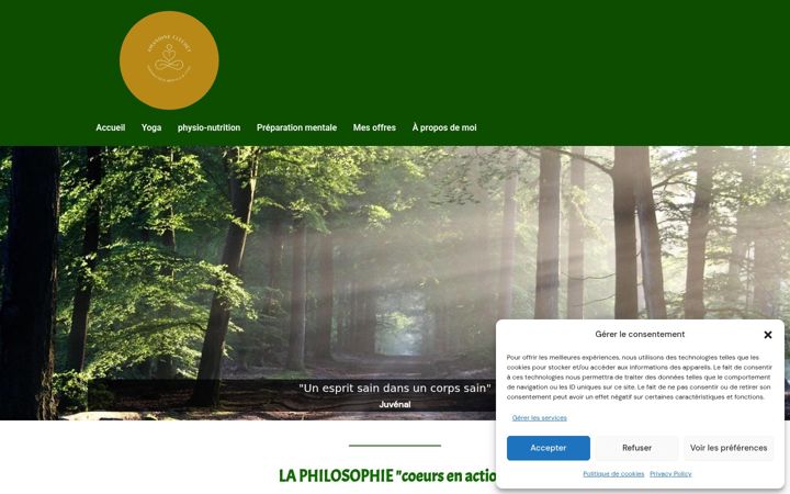 Screenshot di amandineclechet.com