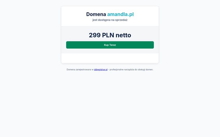 Screenshot of amandla.pl