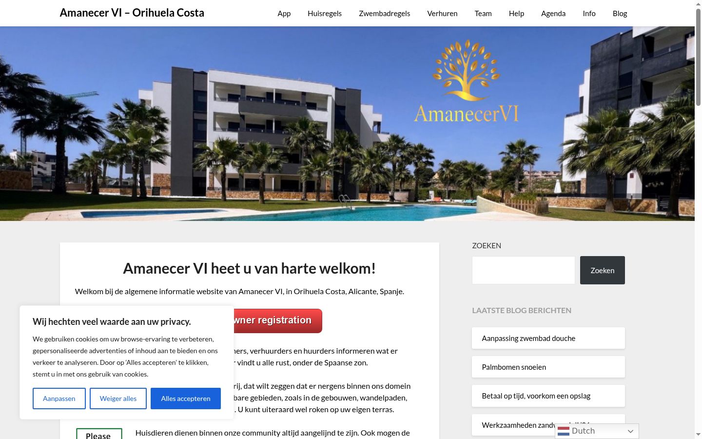 Screenshot tal-banner tal-kunsens muri qabel kwalunkwe interazzjoni