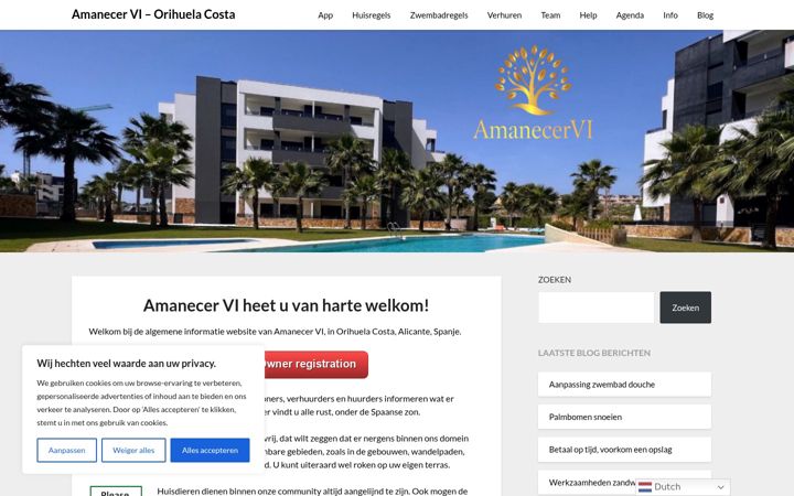 Screenshot ta' amanecer6.nl