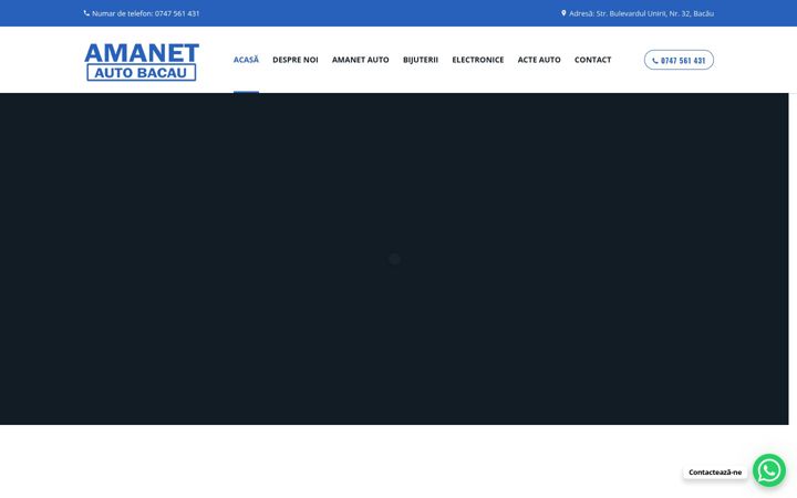 Screenshot of amanetautobacau.ro