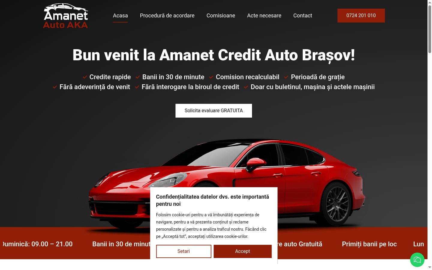 Screenshot tal-banner tal-kunsens muri qabel kwalunkwe interazzjoni