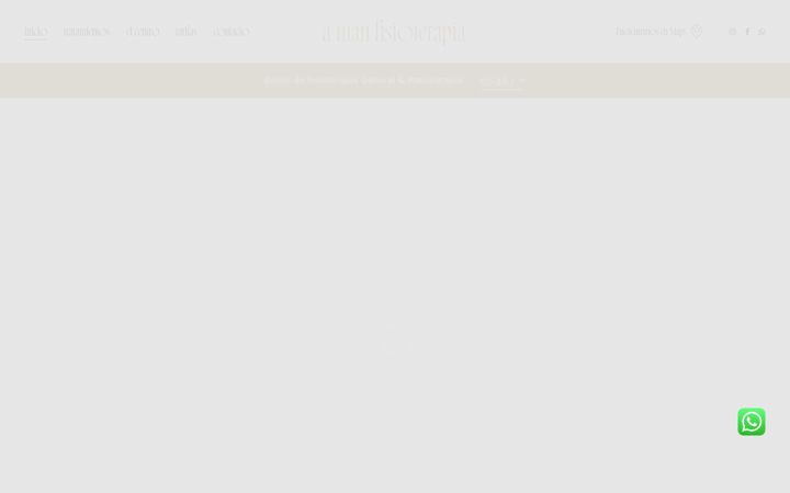 Screenshot ta' amanfisioterapia.com
