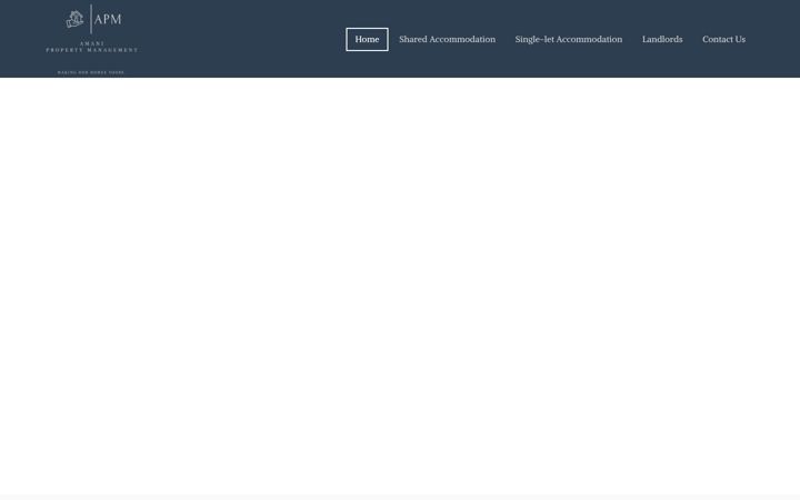 Screenshot of amanipropertymanagement.co.uk