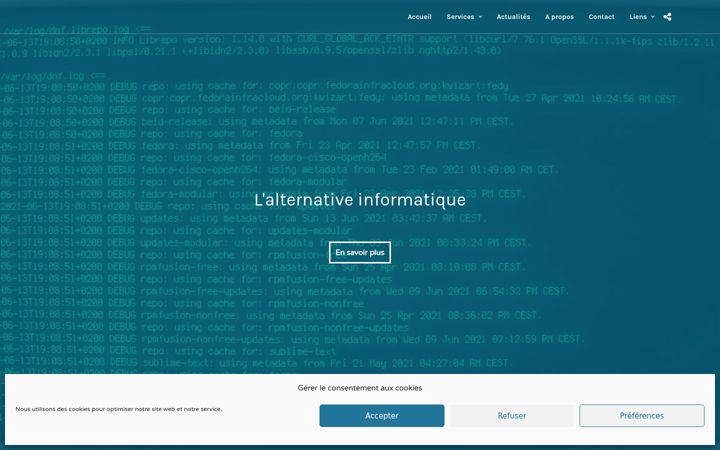 Screenshot of amanite.be