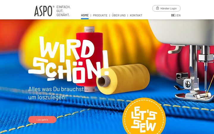 Screenshot of amann-aspo.com