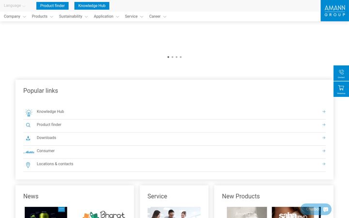 Screenshot ta' amann.com