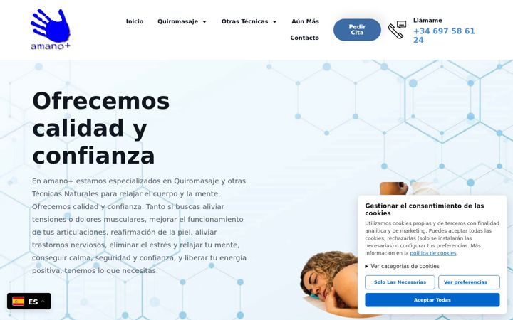 Screenshot of amanoplus.es