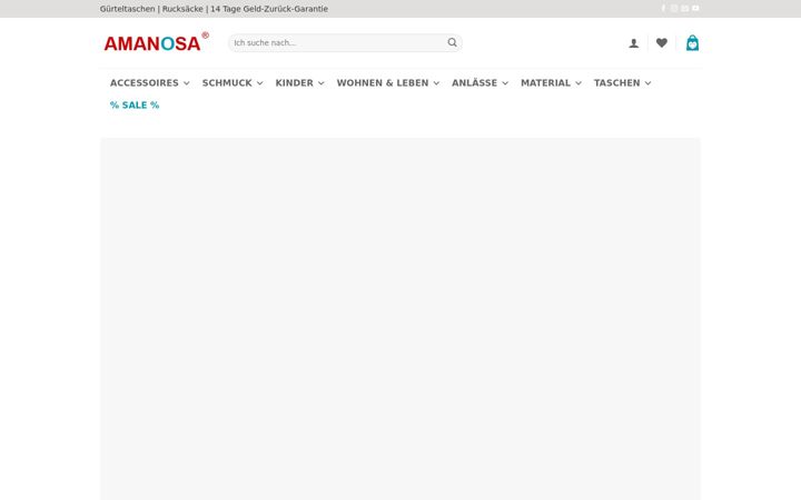 Screenshot of amanosa.com