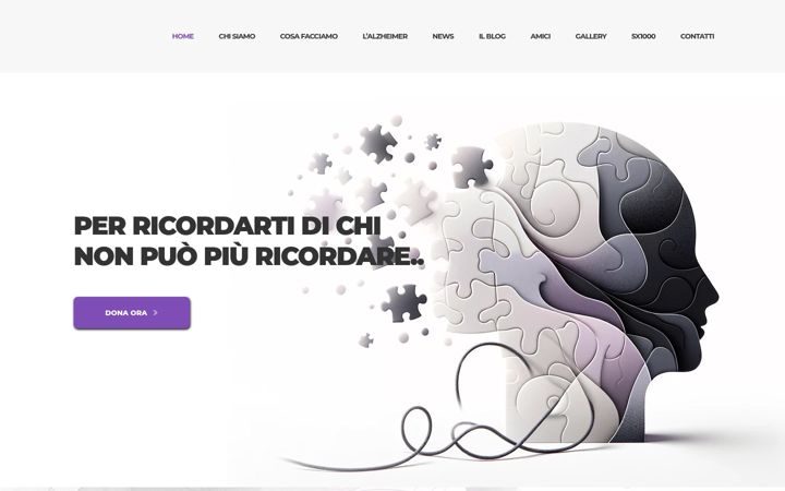 Screenshot of amanovaraonlus.it