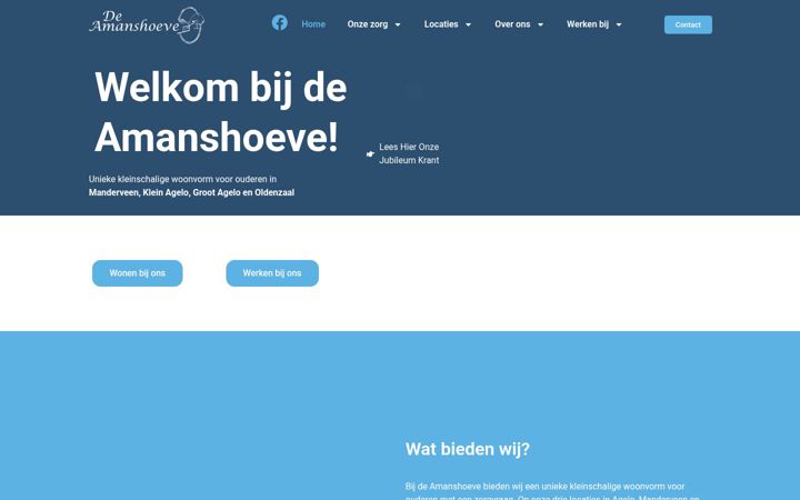 Screenshot of amanshoeve.nl