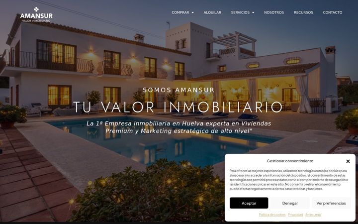 Screenshot of amansur.es