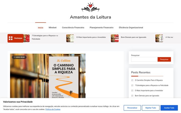 Captura de pantalla de amantesdaleitura.com