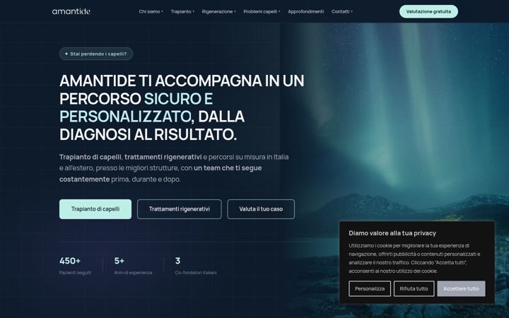 Screenshot of amantide.it