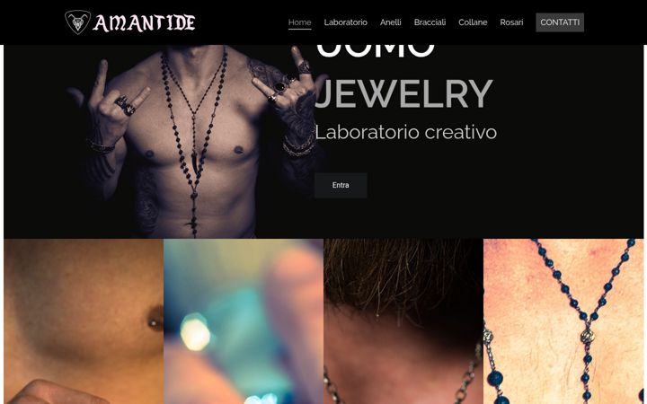 Screenshot of amantidelab.com