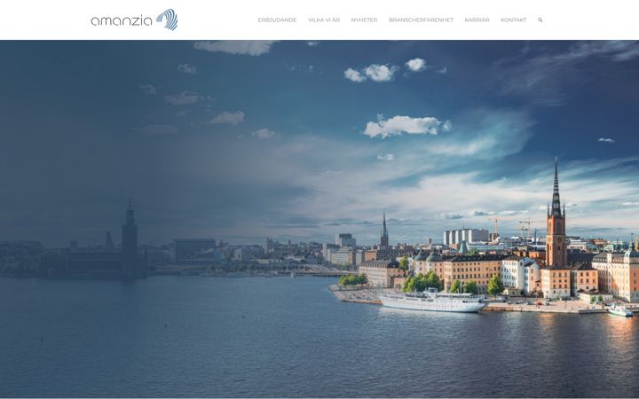 Screenshot of amanzia.se