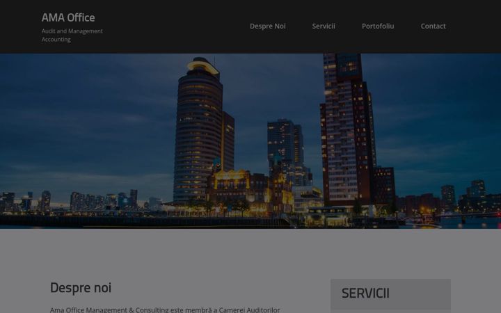 Screenshot of amaoffice.ro